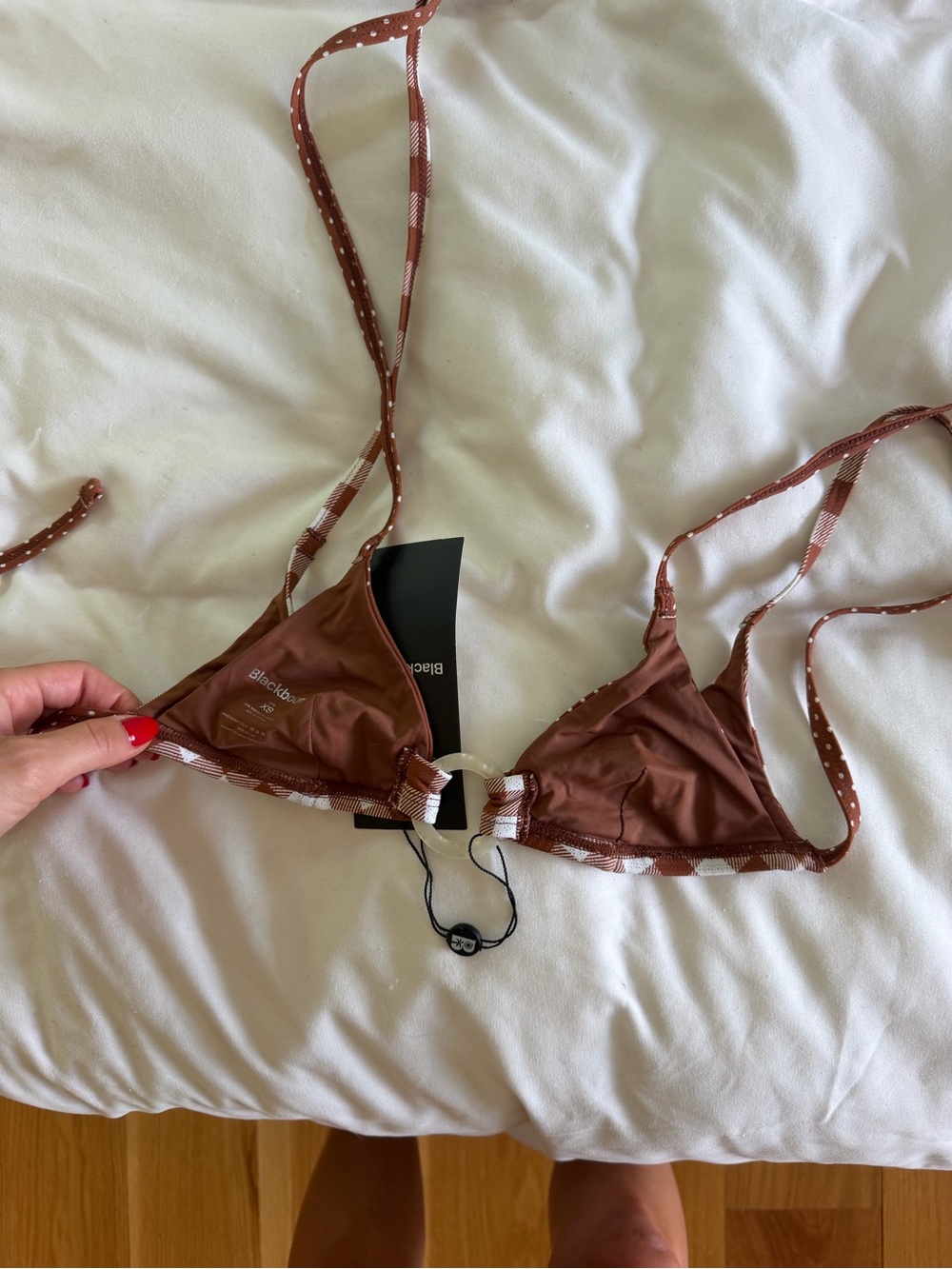 Women’s Blackbough Triangle Bikini Top NWT - Picture 4 of 7
